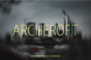 Archeroft Font for Modern Crafters