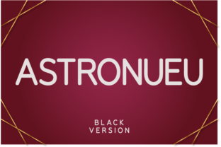 Astronueu Black: Bold Sans Serif Fonts for Makers