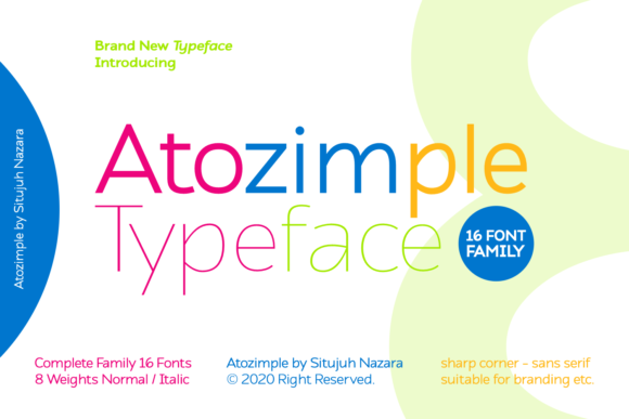 Atozimple Font Review: A Versatile Sans Serif for Modern Design