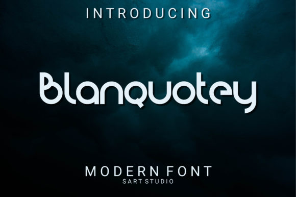 Blanquotey: A Modern Sans Serif Font for Editorial Design