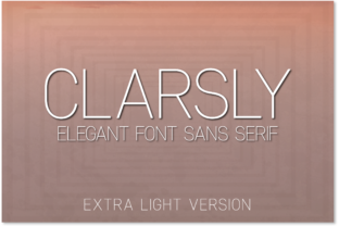 Clarsly Extra Light: A Refined Typeface for Modern Editors