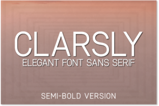 Clarsly Semi-Bold Typeface for Modern Web Design