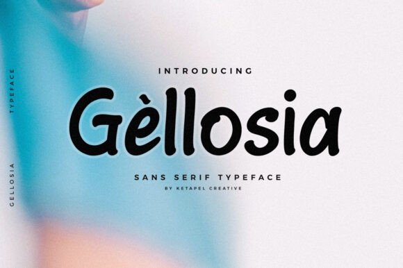 Gellosia Font: Whimsical Sans Serif for Makers