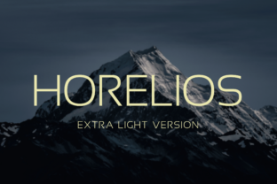 Horelios Extra Light: A Minimalist Sans Serif Font for Web Design