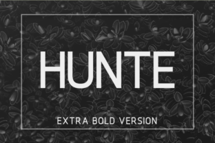 Hunte Extra Bold: A Modern Typeface for Editorial Design