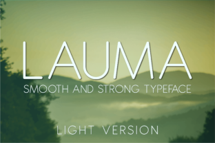 Lauma Light Font for Warm Brand Identity