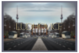 Ludhovicf Thin Typeface for Modern Branding