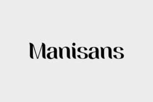 Manisans: A Modern Sans Serif Typeface for Makers