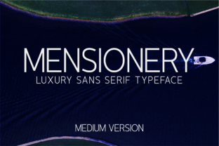 Mensionery Medium: A Timeless Sans Serif Typeface