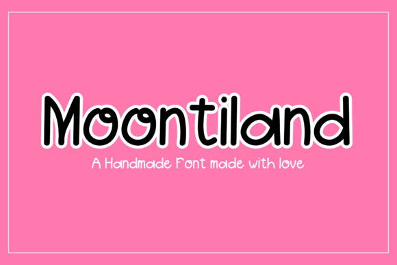 Moontiland: A Friendly Handwritten Font for Modern Editorial Design