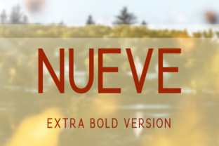 Nueve Extra Bold Typeface for Digital Branding