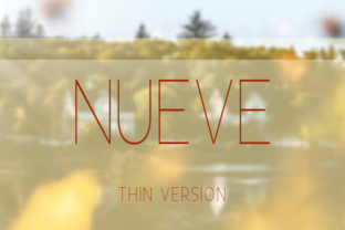 Nueve Thin: Elegant Sans Serif for Web Design