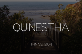 Quinestha Thin: A Modern Typeface for Elegant Branding