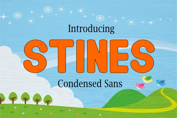 Stines Font Review for Bold Branding