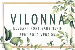 Vilonna Semi-Bold: A Modern Typeface for Branding