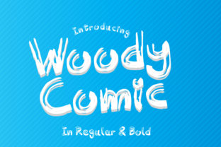 Woody Comic Font for Handmade Creators